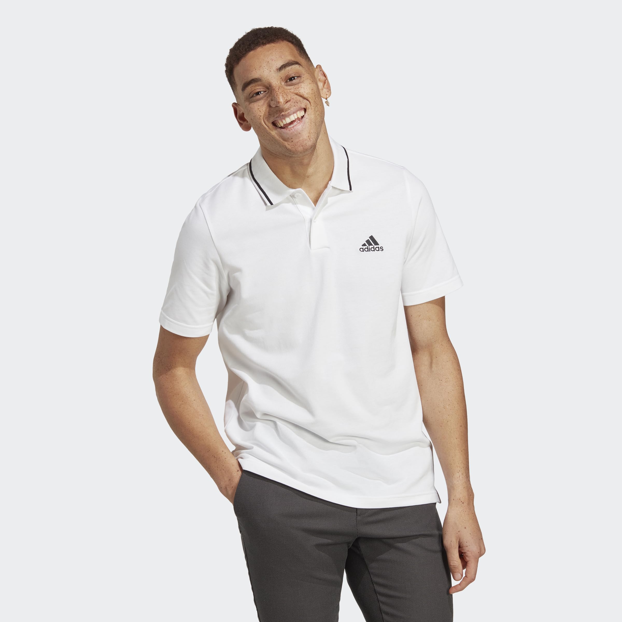 adidas Essentials Piqué Small Logo Polo Shirt Polo Shirt (Short Sleeve) Hombre