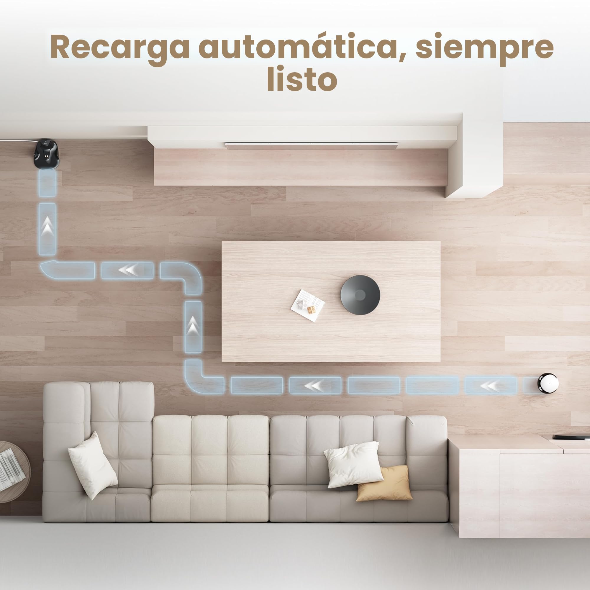 Enabot EBO Air 2 FamilyBot - Robot cámara para mascotas 2K, seguimiento de animales AI, gran angular de 137°, carga automática, almacenamiento local, para gatos y perros (rosa)