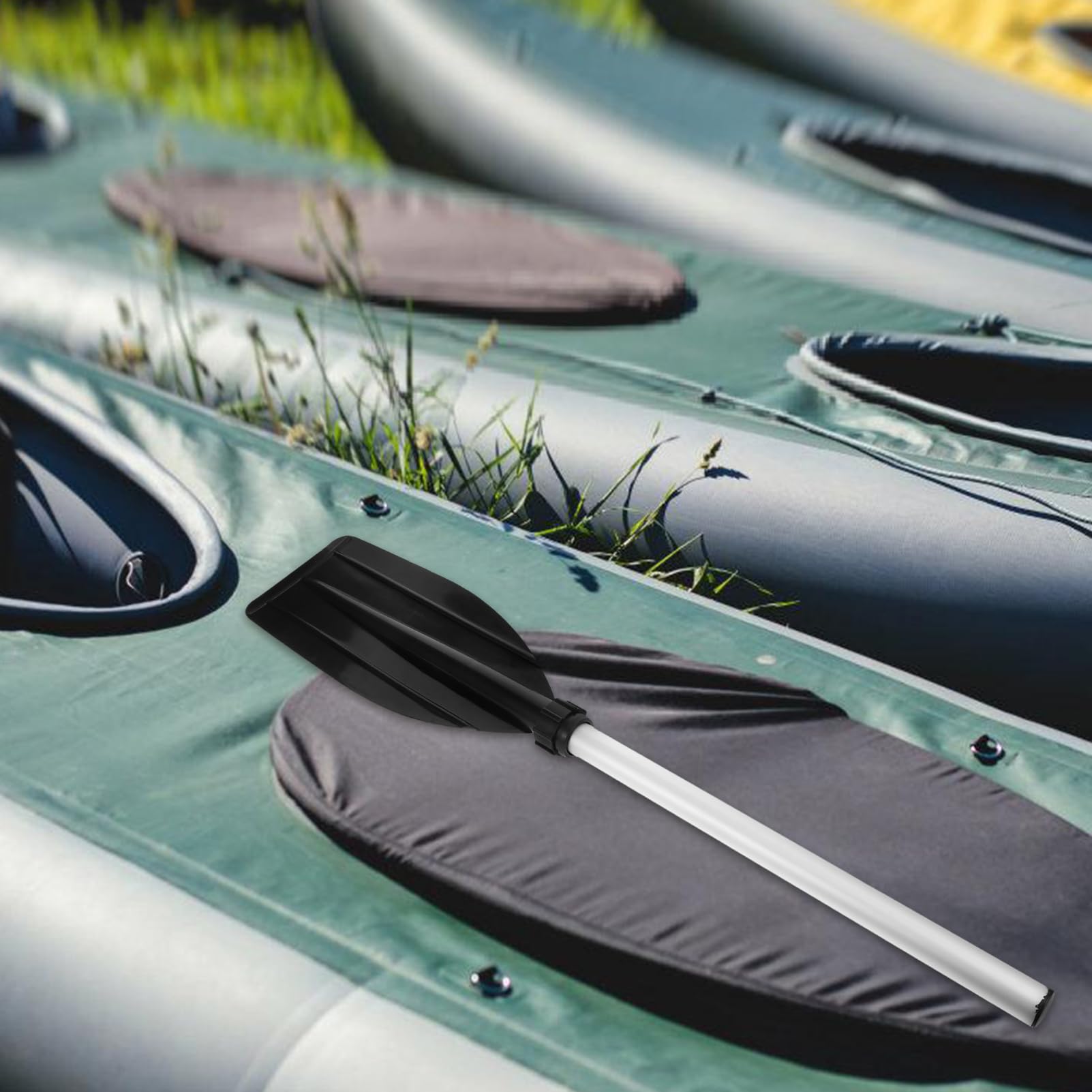 VANZACK Foldable Paddle Durable Aluminum Alloy Boat Paddle Ergonomic Grip Kayak Paddle Bending Kayak Paddle Boat Paddle Oars Paddle Blade Replacement