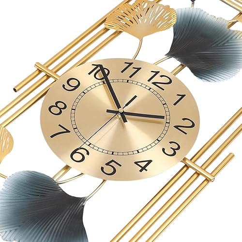 Miniatura 2 de Reloj de pared grande para sala de estar, silencioso sin tictac, funciona con pilas, reloj de pared cuadrado moderno de gran tamaño para dormitorio,