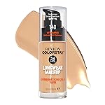 Revlon Liquid Foundation, ColorStay Face Makeup for Combination & Oily Skin, SPF 15, Medium-Full Coverage with Matte Finish, 140 Oatmeal, 1 Fl Oz