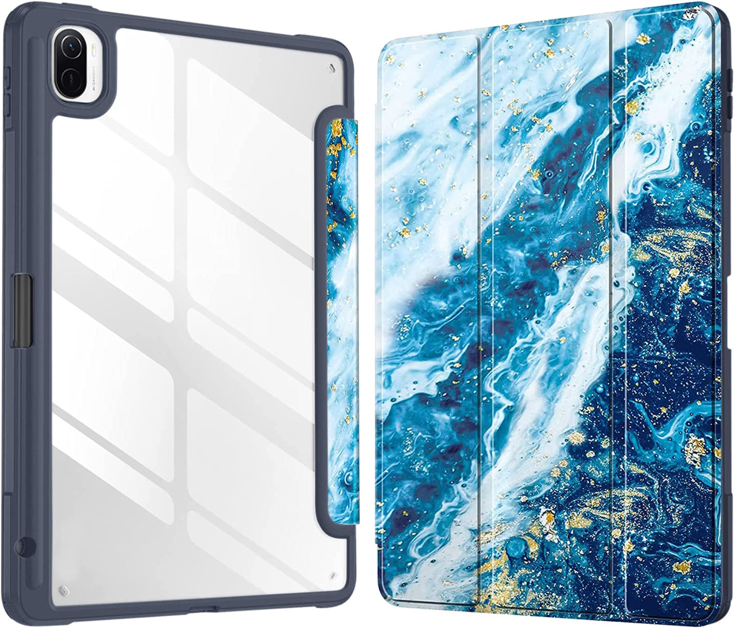 MOCA Case for Xiaomi Pad 5 / Pad 5 11 Pro with Pen Holder,Transparent Hard Shell Back Cover Protective Slim Case for Xiaomi Mi Pad 5 /Pad 5 Pro 11” (Xiaomi Pad 5 11 Inch, Sandywave) (B0BG5MN5B6) Amazon Price History, Amazon Price Tracker