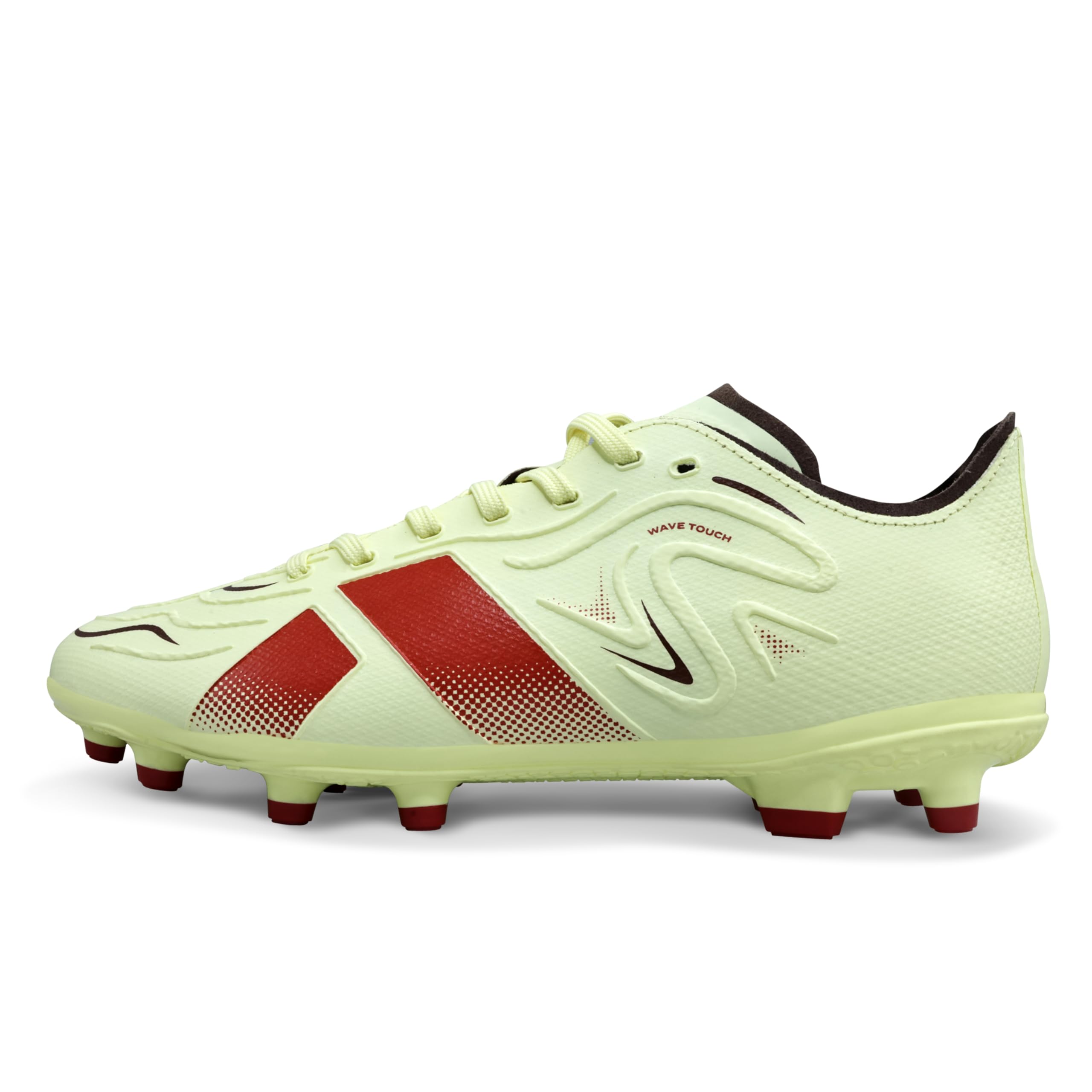 Nivia Ashtang 3.0 Football Studs Men Yellow Tender Yellow/Red - Image 1