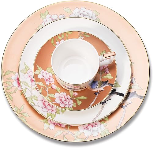 Juego de vajilla de 16 piezas, platos redondos, resistentes a los arañazos, sin plomo, aptos para microondas, horno y lavavajillas