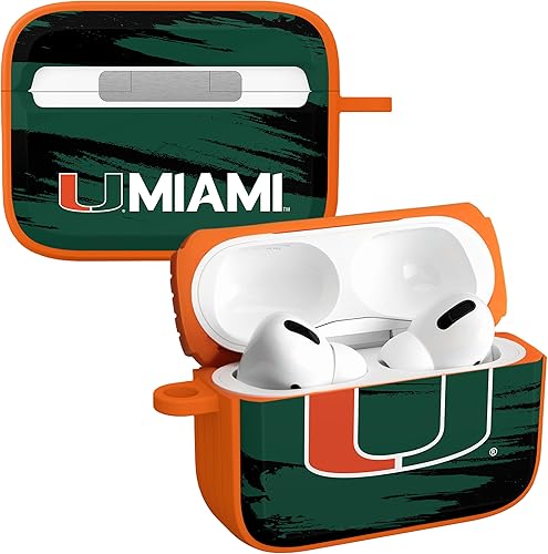 Miniatura 21 de AFFINITY BANDS Miami Hurricanes Camo HDX - Funda compatible con Apple AirPods Pro