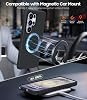 Rongep Samsung Galaxy S26 Ultra için Kılıf Mag-Forge 360° Döndürülebilir Yüzük Stantlı [MagSafe ile Uyumlu] S26 Ultra Koruyucu Hibrit Tasarım Güçlü Manyetikli Samsung S26 Ultra Kılıf (Siyah)