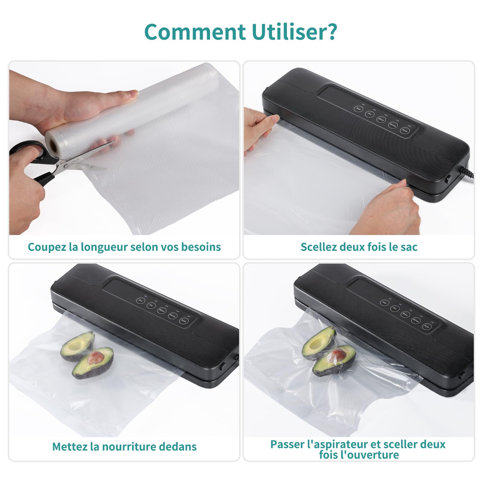 Sacchetti Sottovuoto Alimenti 6 Rotoli - Goffrati Senza BPA, Per Conservazione E Sous Vide - Foto 6