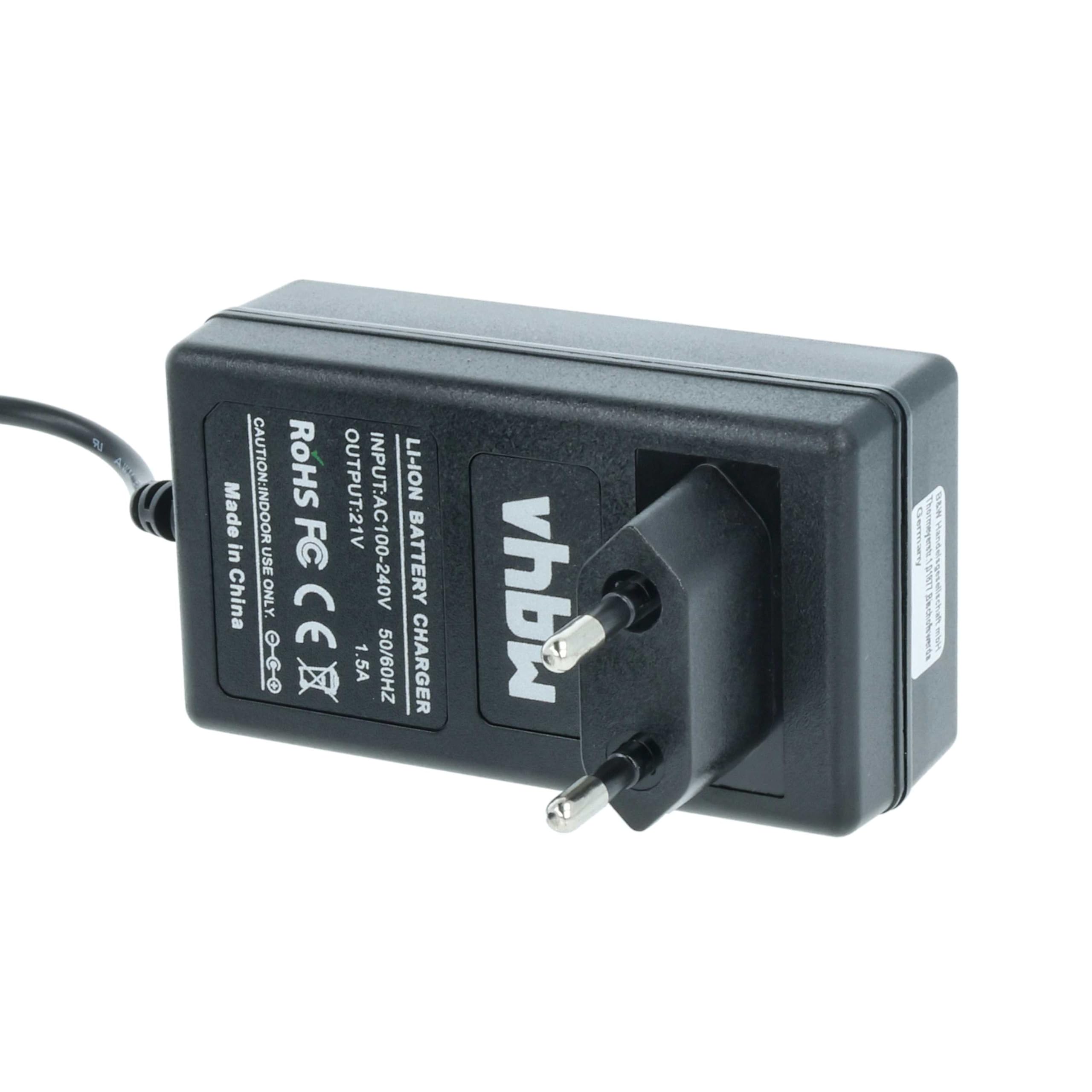 vhbw Cargador Compatible con Bosch GSR 18-2-LI
