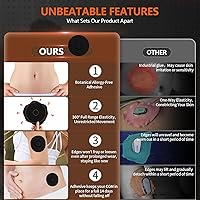 Vista 21 de Adhesive Patches for Freestyle Libre 1/2/3-20pcs Sensor Covers for Libre 1/2/3, Waterproof Overlay Patches, Lasts for 14 Days,Black