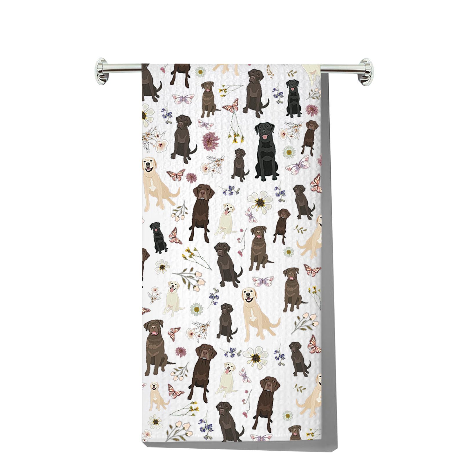 Toalla de cocina de Labrador JNIAP: paños de cocina para perros y regalos originales