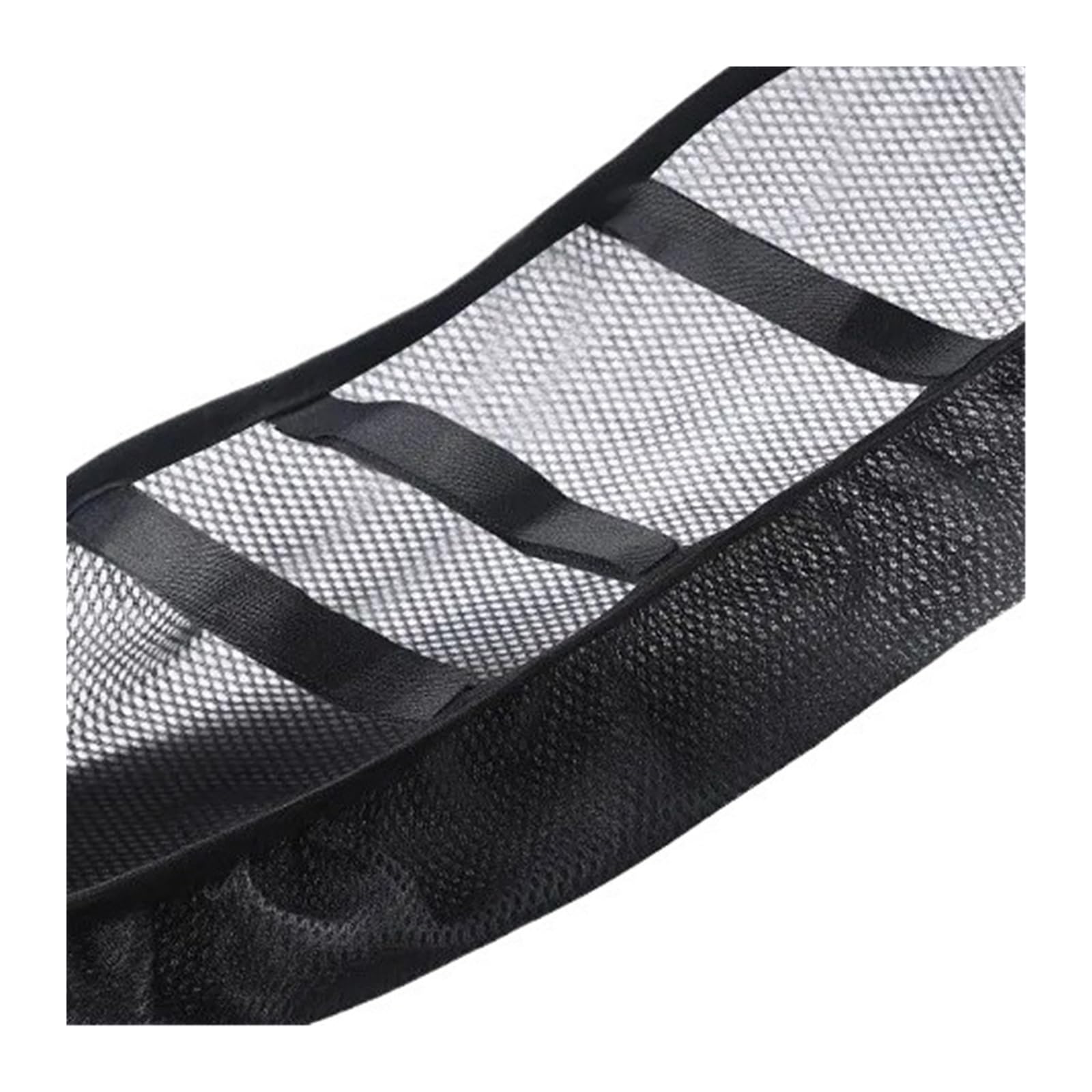 Per coprisedile Tessuto a Per rete 3D Protezione solare per scooter per Cuscino traspirante in a nido d'ape antiscivolo Coprisedile per moto(L)