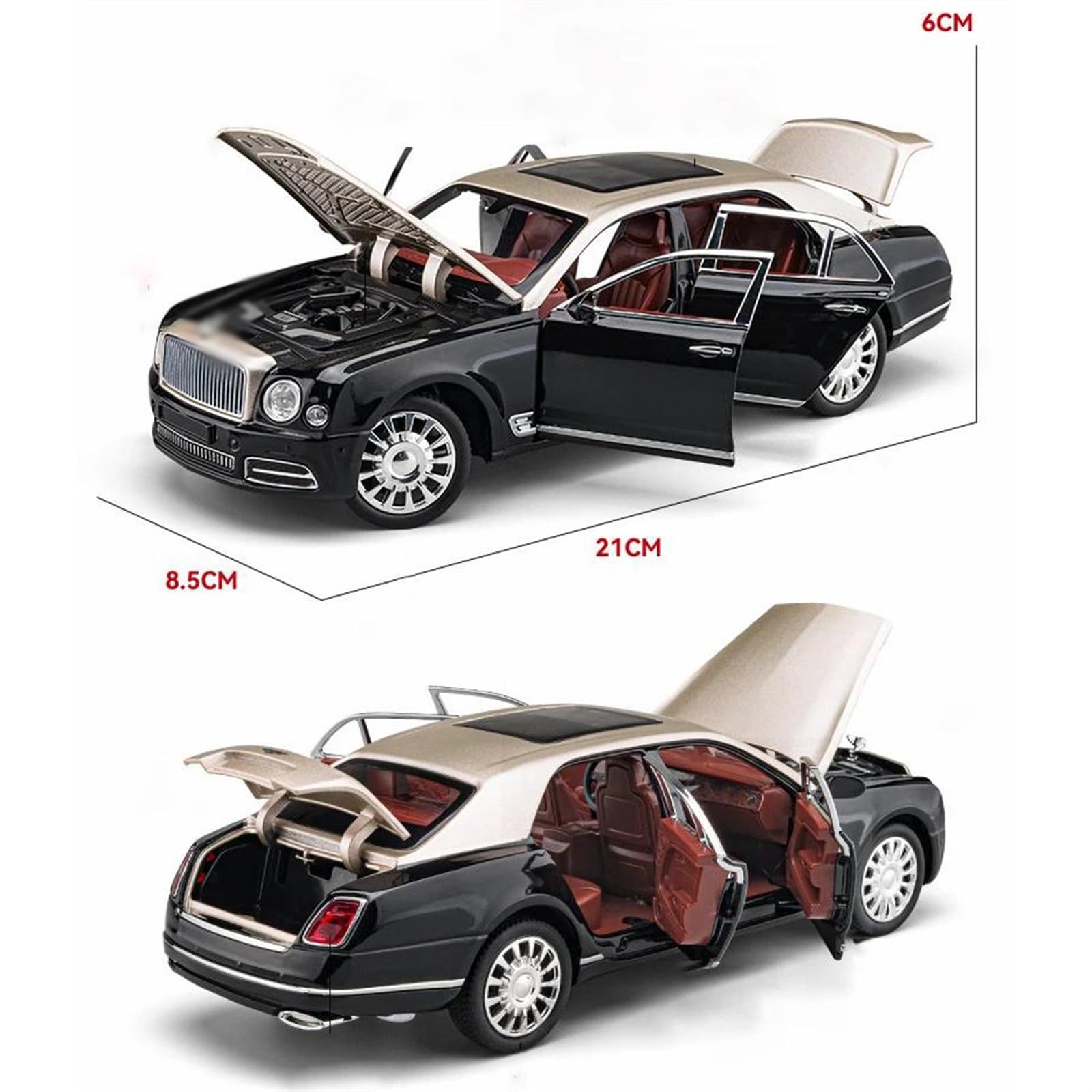 Amazon.co.jp: ミニカーモデル 1:22 合金高級車モデルダイキャスト 