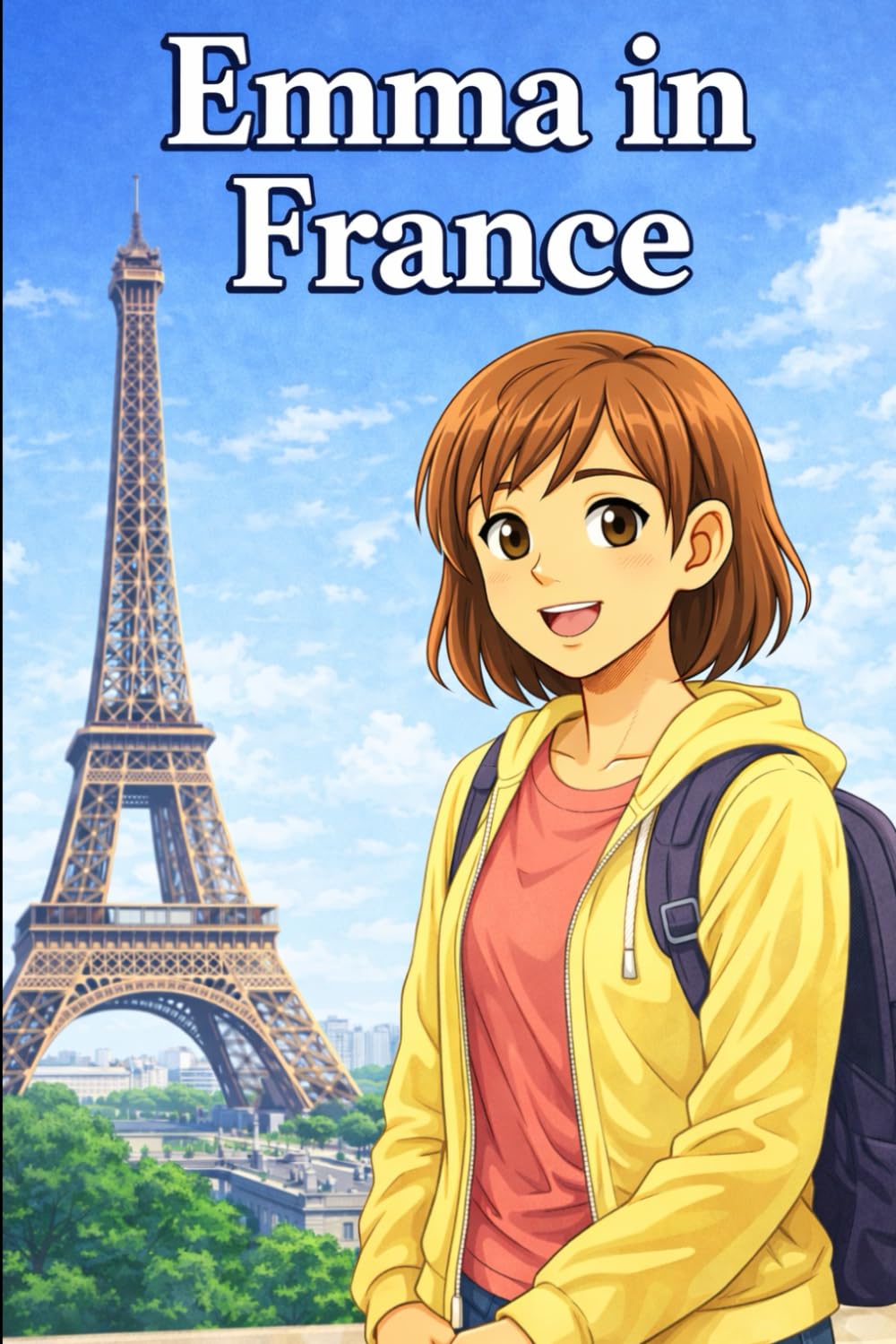 Emma in France: A Simple Story in Easy English for Kids and Early Learners, with Short Sentences, Visual Storytelling, Supporting Reading Skills, ... Development (Easy English Travel Stories)