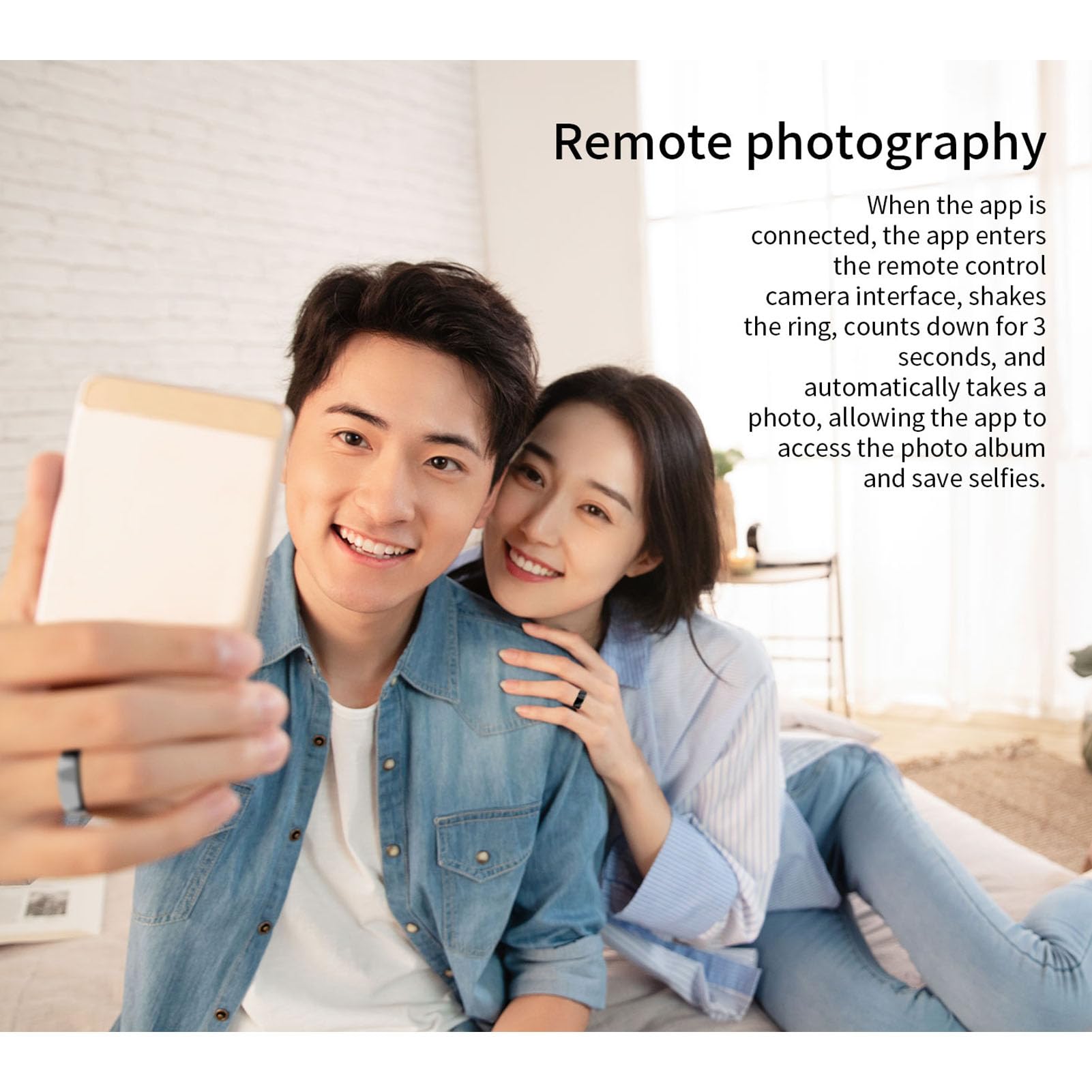 Smart Ring Health Tracker, BT5.1 IP68 Resistente Al Agua Seguimiento del Sueño Anillos de Salud Portátiles, Anillos de Seguimiento de Actividad Física para Hombres y Mujeres, con