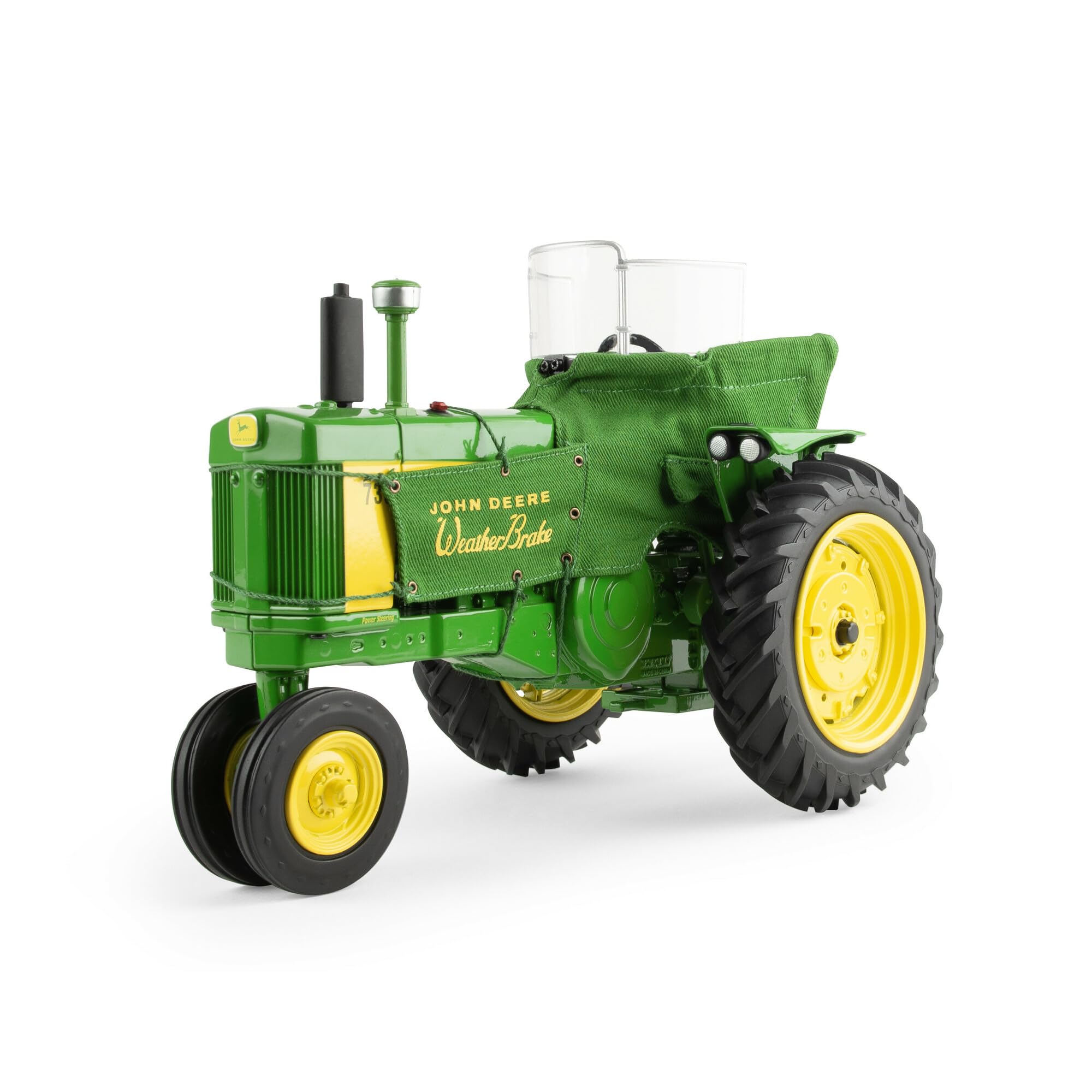 TOMY John Deere 1:16 730 traktor z obudową cieplną – kolekcja Prestige LP86720