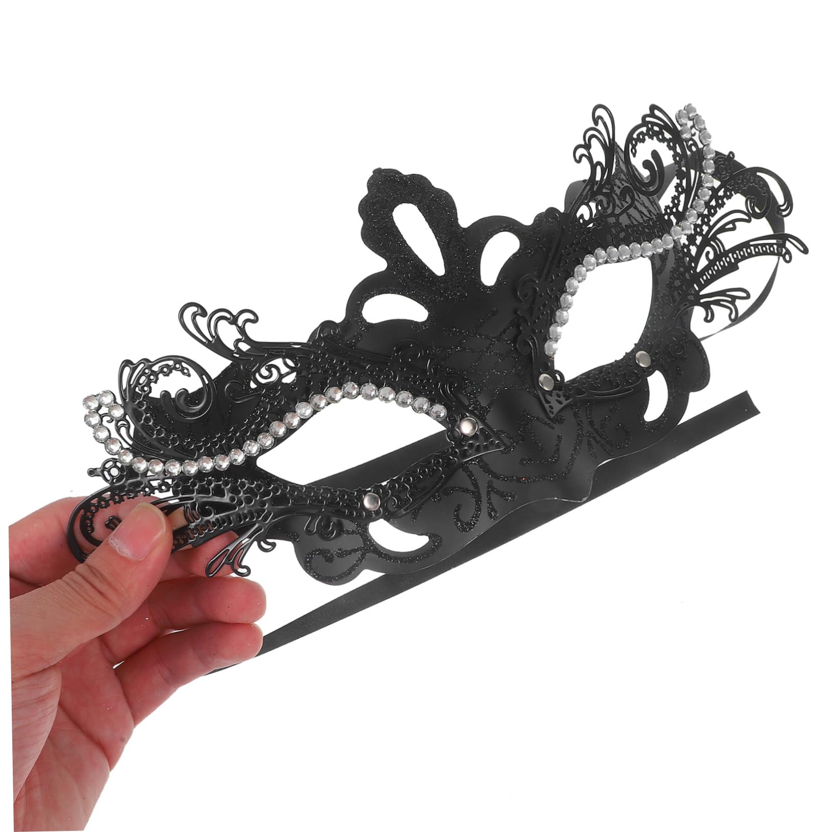 Healvian 4 Pezzi Maschera Decorativa Metallo per Halloween e Maschera Cosplay con Adatta per Matrimonio e Spettacoli Teatrali
