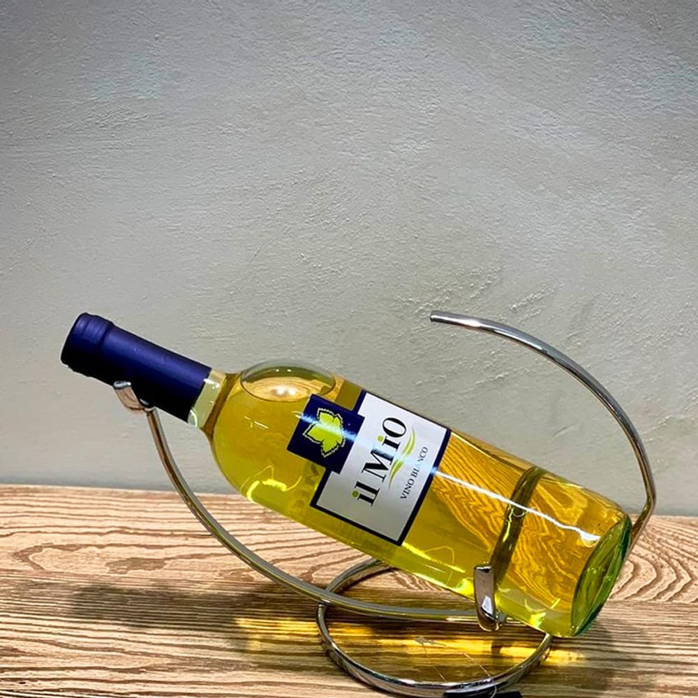 Avilia Bottle Holder for Wine and Liquor, Organizer Holder for Bar Easy to Clean, Perfect as a Gift, 10 x 26 x 19 cm - Image 3