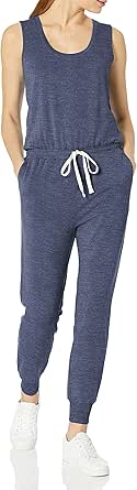 Amazon Essentials Women's Studio Terry Fleece Jumpsuit (Available in Plus Size)