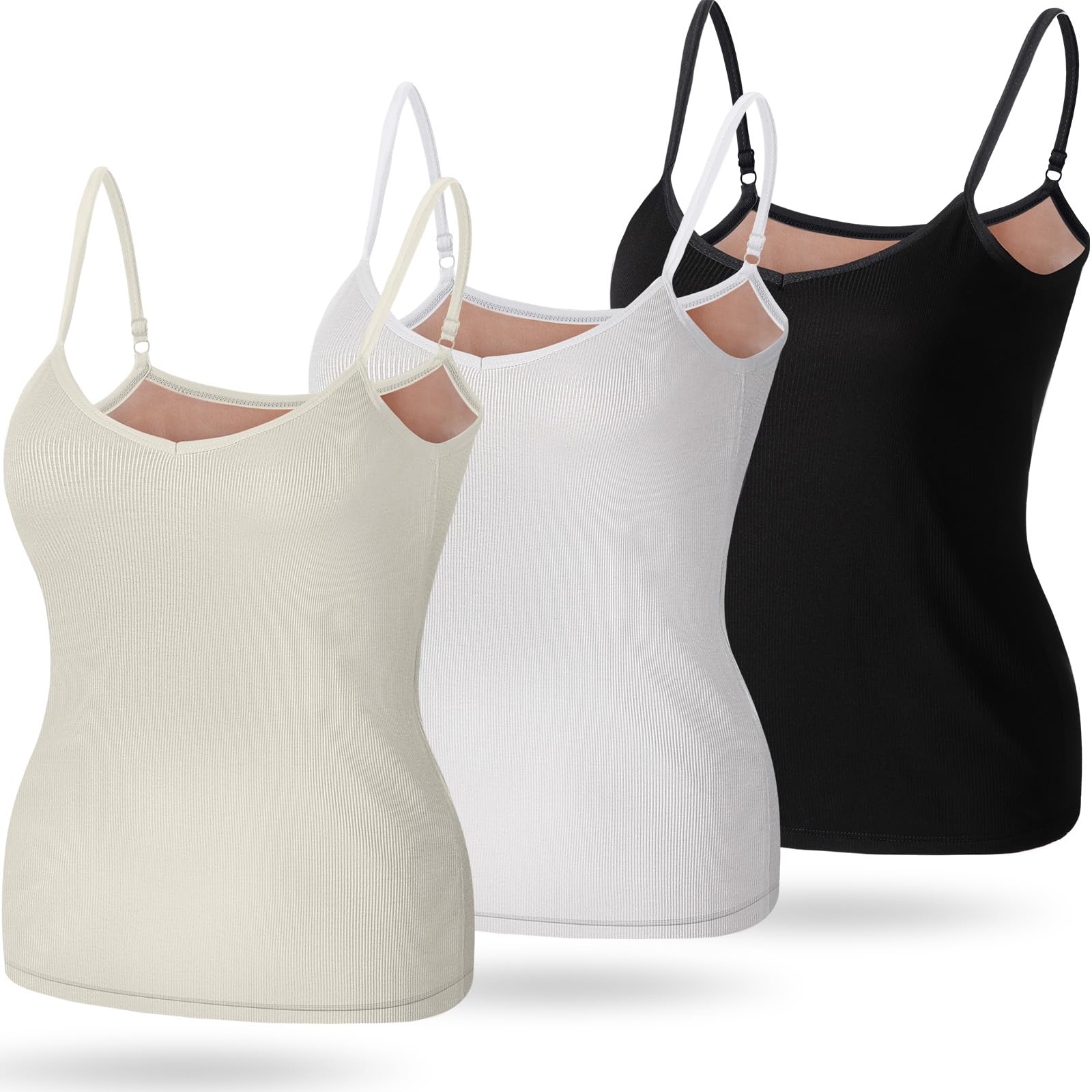 Photo 1 of Xtinmee Women's Thermal Tank Tops - 3 Pack size S
