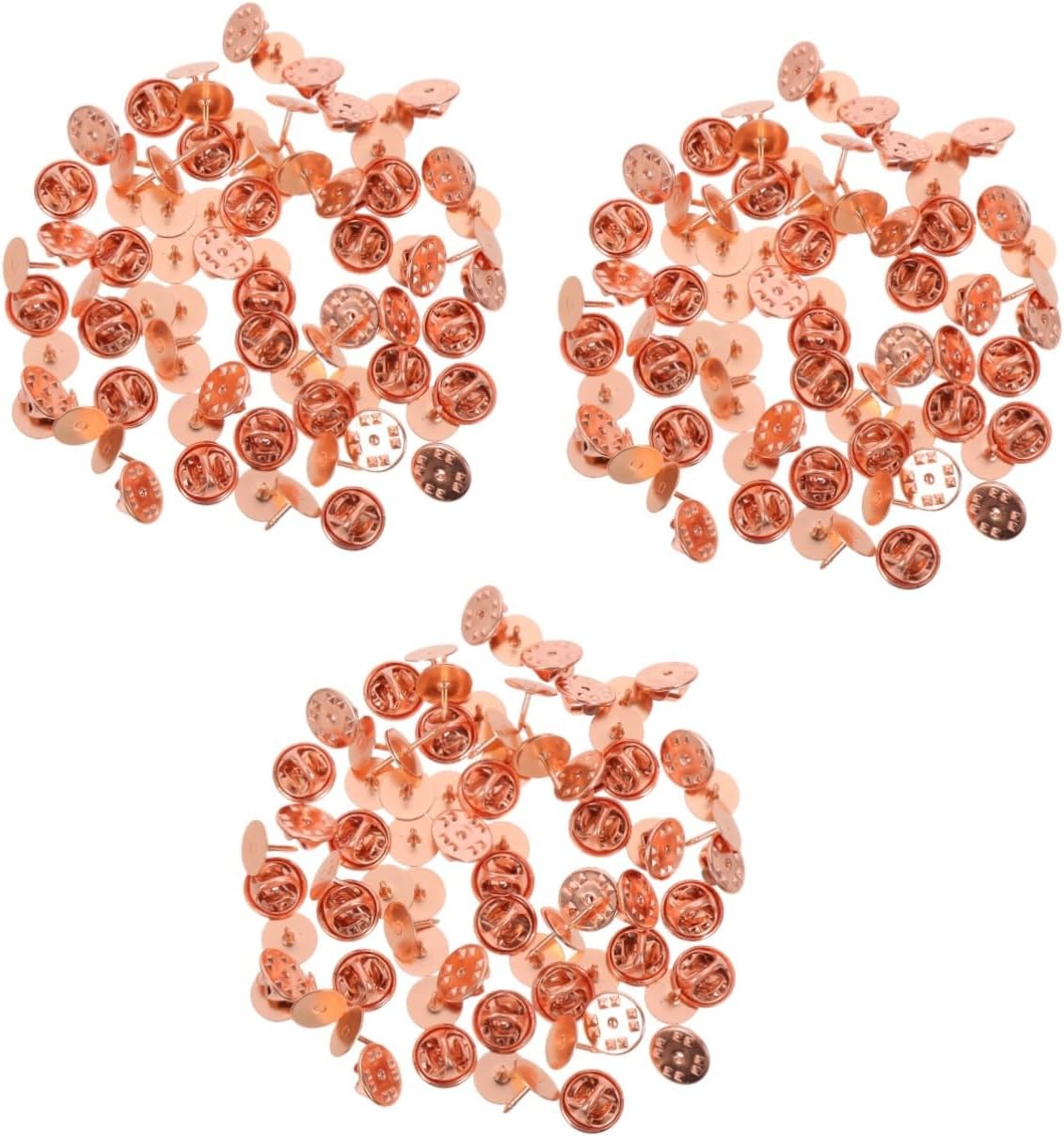 150sets Locking Pin Backs for Brooches Lapel Pins and Tie Accessories Versatile Clutch Backs for Craft Making Secure and Easy to Use