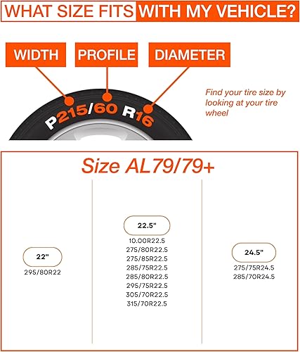 Miniatura 4 de AUTOSOCK para vehículos comerciales y camiones AL79, calcetines de nieve para neumáticos, paquete de 2