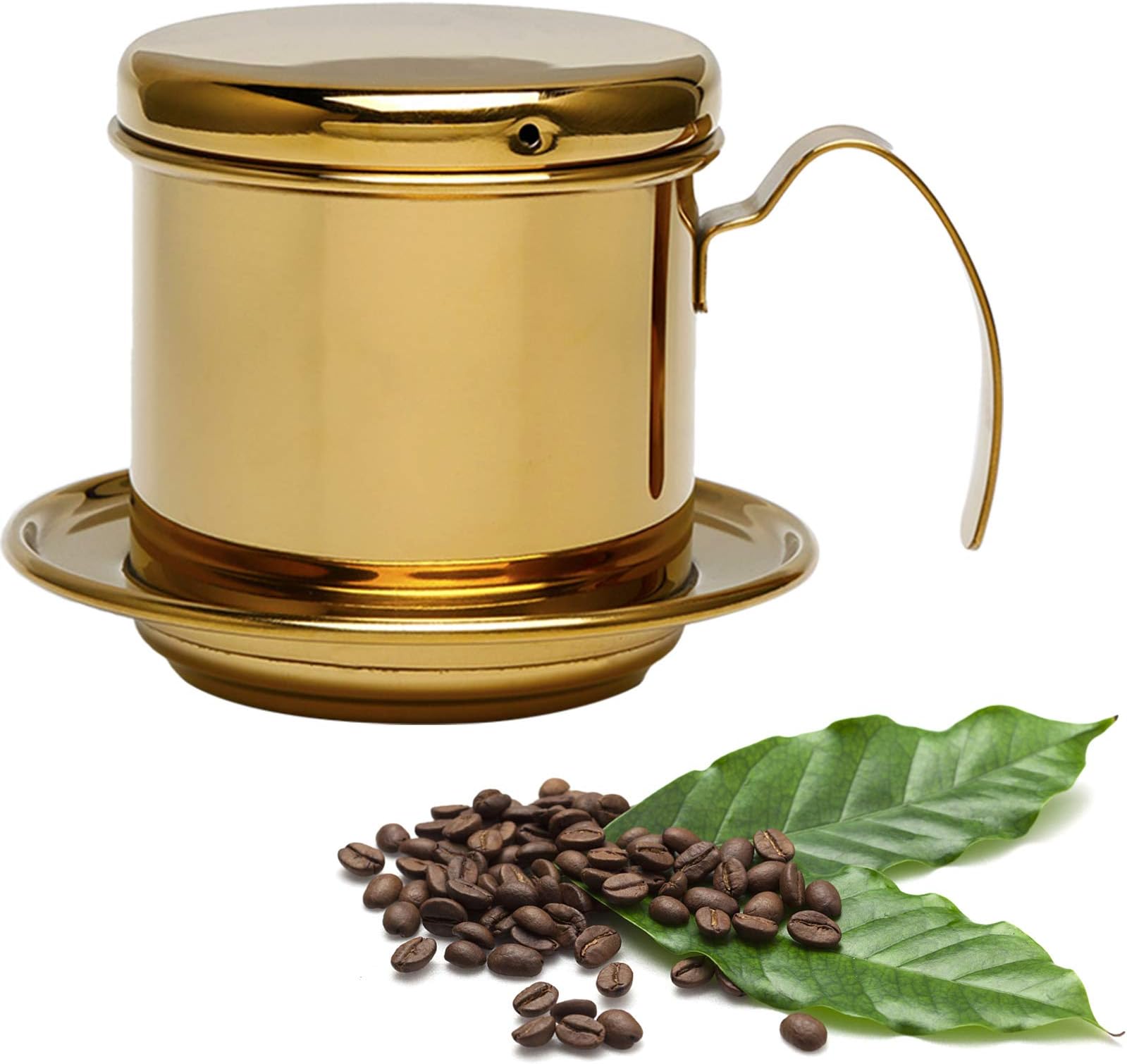 SunshineFace Stainless Steel Cup Vietnamese Coffee Drip Filter Maker Phin Infuser