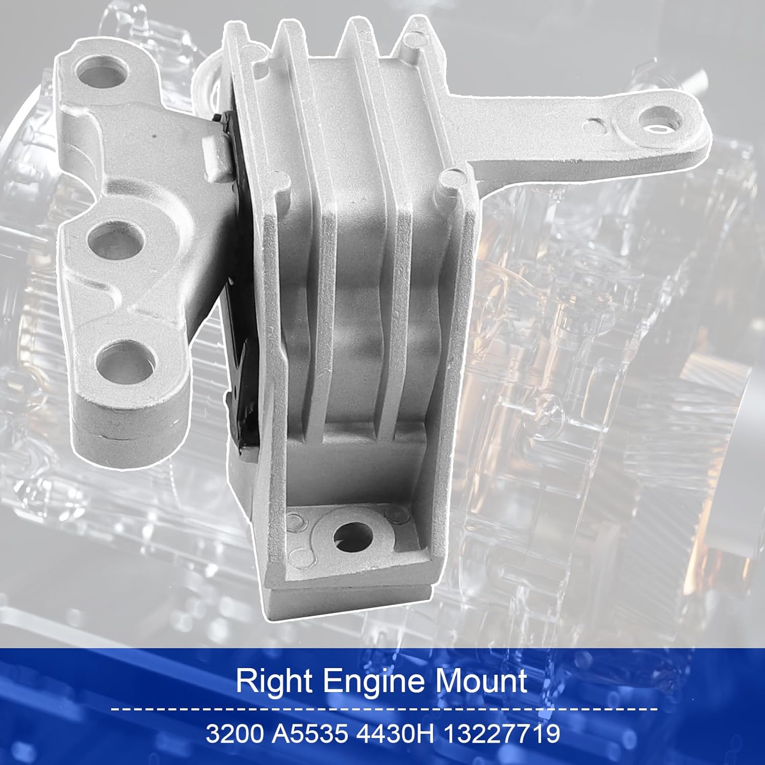 Engine Motor Mount Compatible with Cadillac XTS 2013-2019, for Impala 2014-2020, for Lacrosse 2010-2016/ for Allure 2010 OE A5535 A5530 A5676 A5502 Set of 4 Replacement# 3195 3200 3303 3196