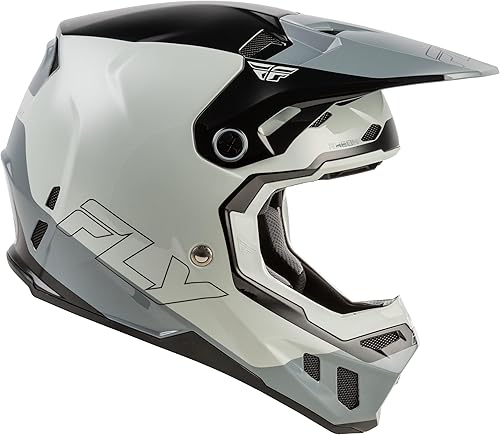 Miniatura 4 de FLY Racing Formula CC Glide MX - Casco aprobado por ECEDOT, carcasa de policarbonato ligero, equipo de protección avanzada para motocross (grisgris
