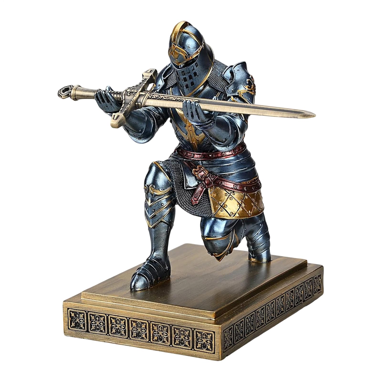 Générique Pen Holder | Design Stand for Pencils Graphite Pens, Knight's Kneeling Pen Holder – For Office, Workshop and School