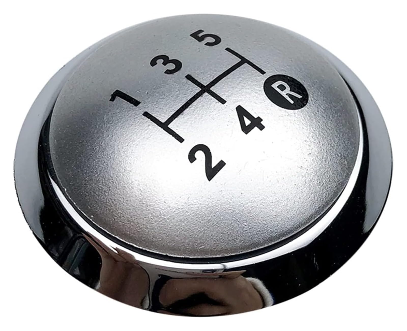 Gxsai 5 Speed Silver Car Gear Lever For Avensis For Yaris D4d For Rav4 For Toyota Corolla 1.8Mt Gear Shift Knob Lever Emblem Cap Cover(5 Speed Silver)