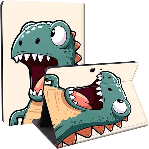 Miniatura 15 de Funda diseñada para Microsoft Surface Pro 11/10/9, protección ligera, múltiples ángulos, piel sintética, delgada, con función de encendido y apagado