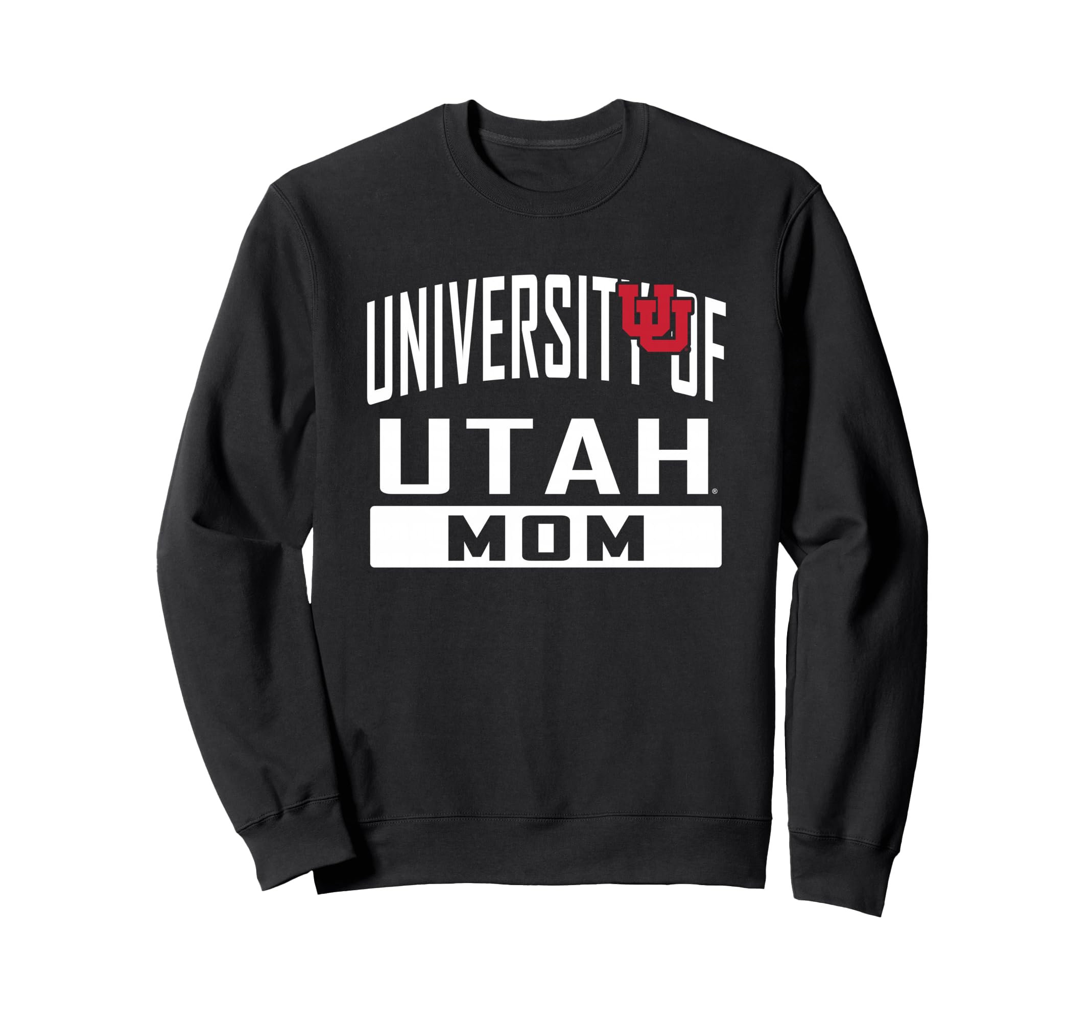 Utah Utes Mom University Mother Black Officially Licensed Sweatshirt