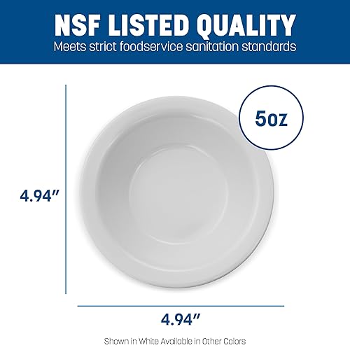 Miniatura 3 de CFS KL80025 Kingline - Frutero con borde de melamina capacidad de 5 onzas profundidad de 126 pulgadas bronceado caja de 48