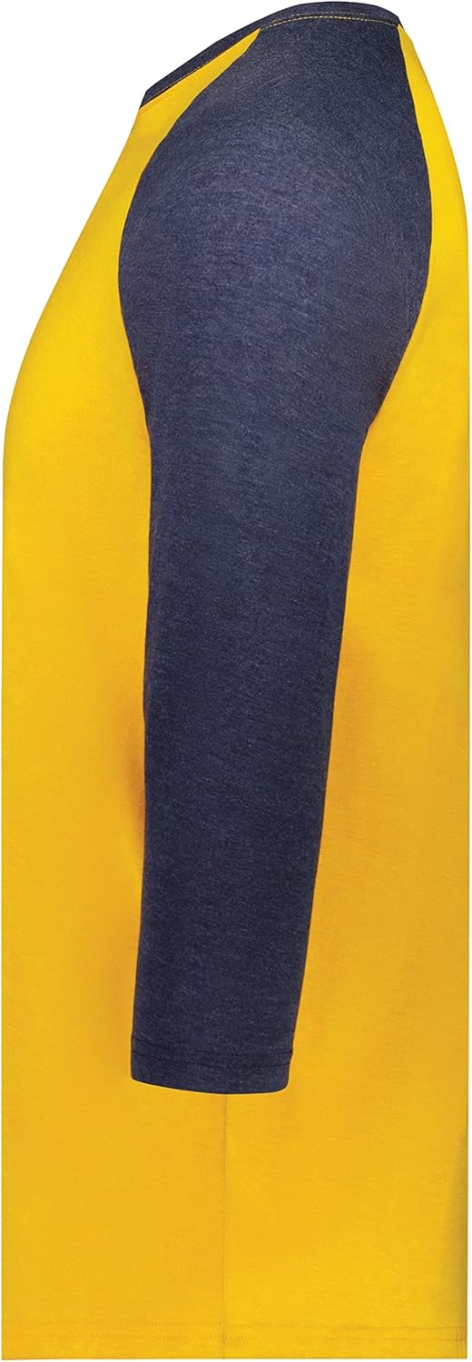 Augusta Sportswear Mens Gameday Vintage 3/4 Tee - Image 3