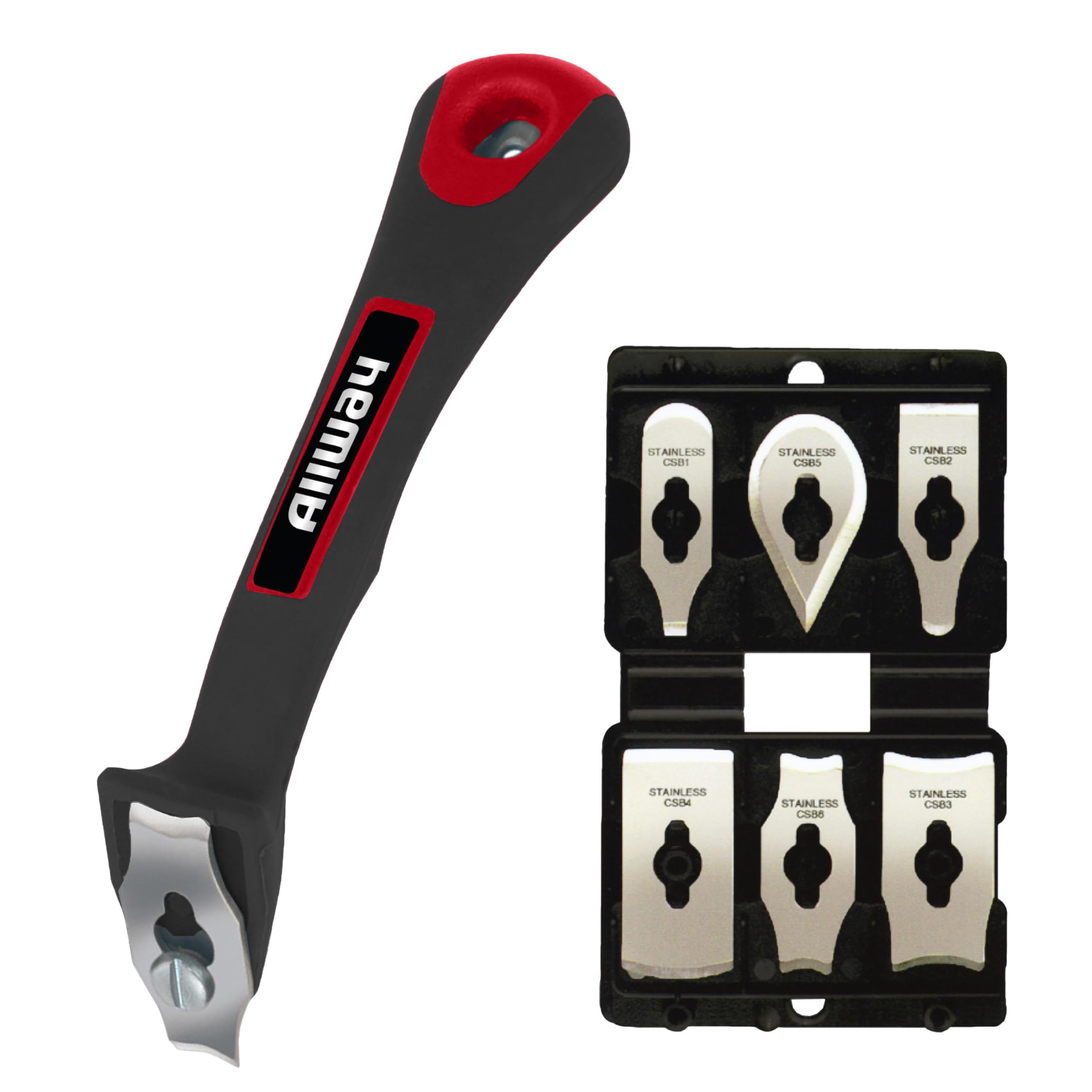 Decorating Soft Grip Contour Scraper Set W/6 Blades (CARDED)
