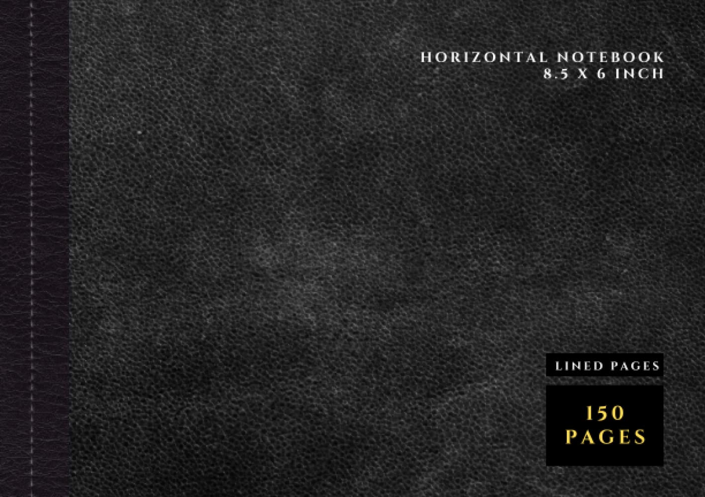 Horizontal Notebook: Landscape orientation 150 lined/ruled pages (8.5 x 6 inch dimension), perfect for writing, document record keeping, research ... landscape laboratory notebook, college ruled