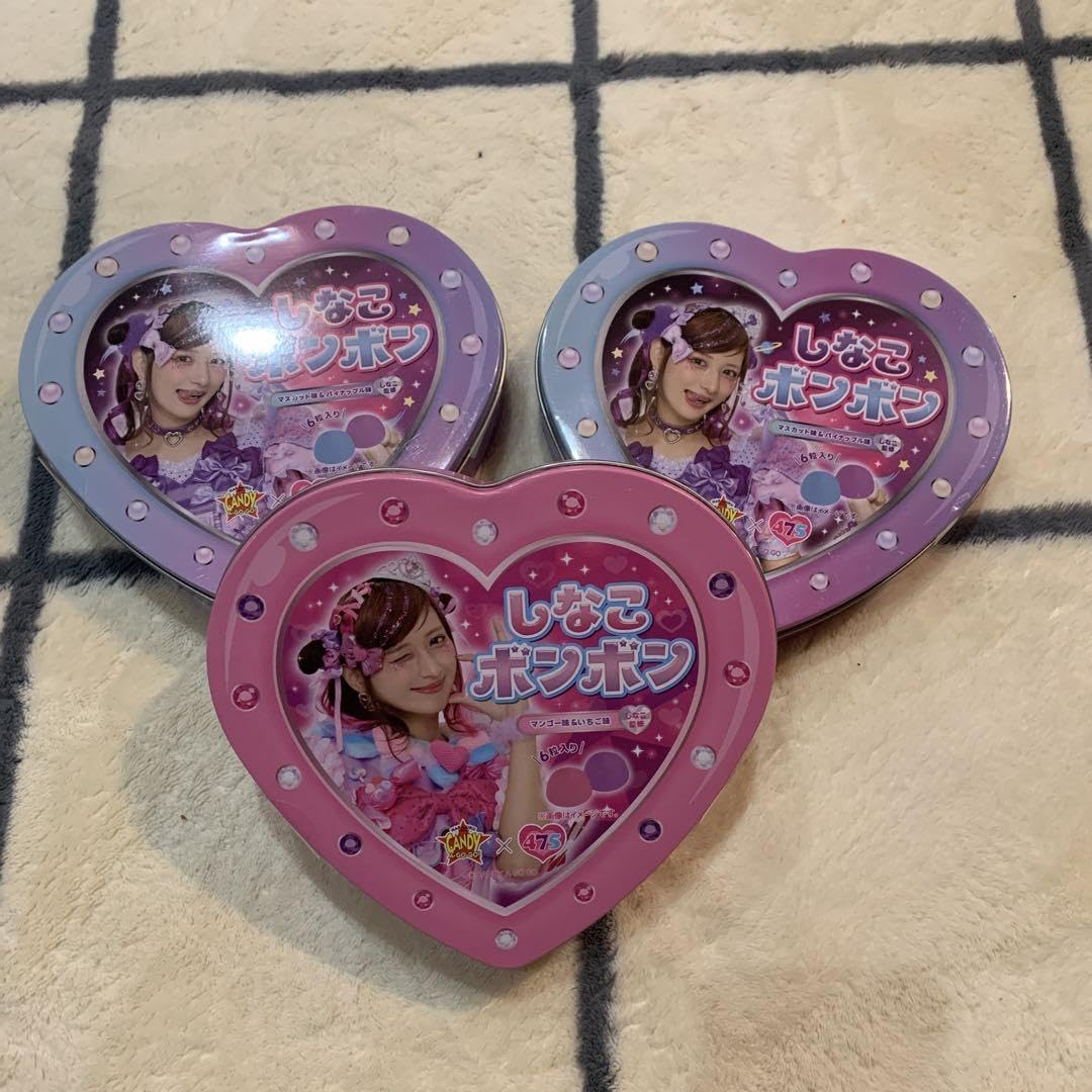 しなこボンボン 10個セット ③ 楽天市場】しなこ監修 新発売 しなこボンボン ハート缶 6粒入り ピンク