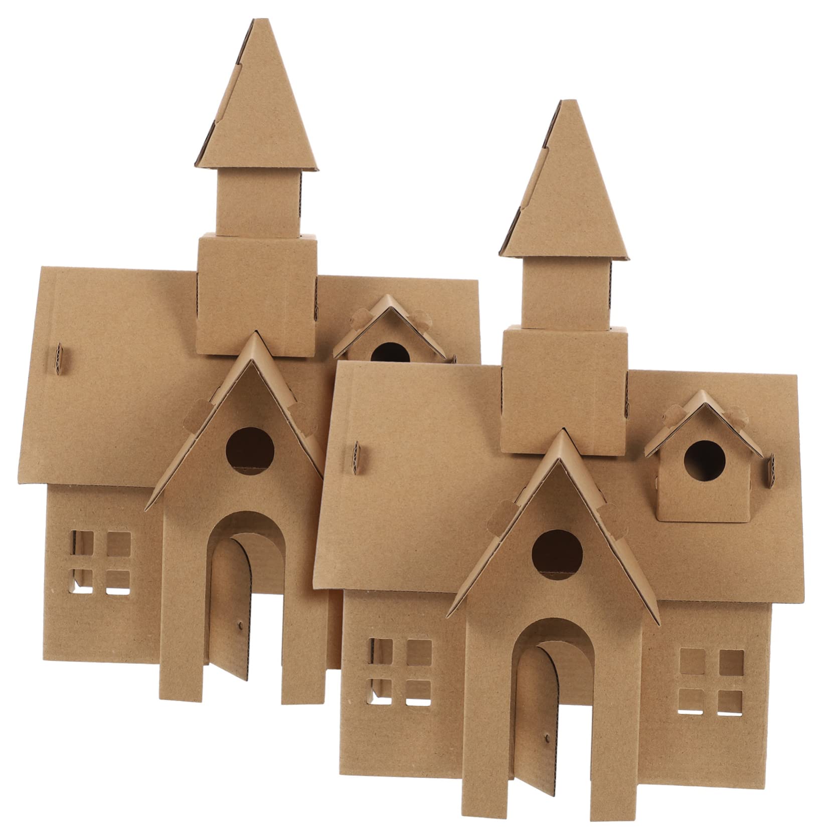 Toddmomy 2 Piezas De Castillos De Bricolaje Para Niños, Juguete Educativo De Construcción Diy, Decoración Creativa Para Navidad o Cumpleaños