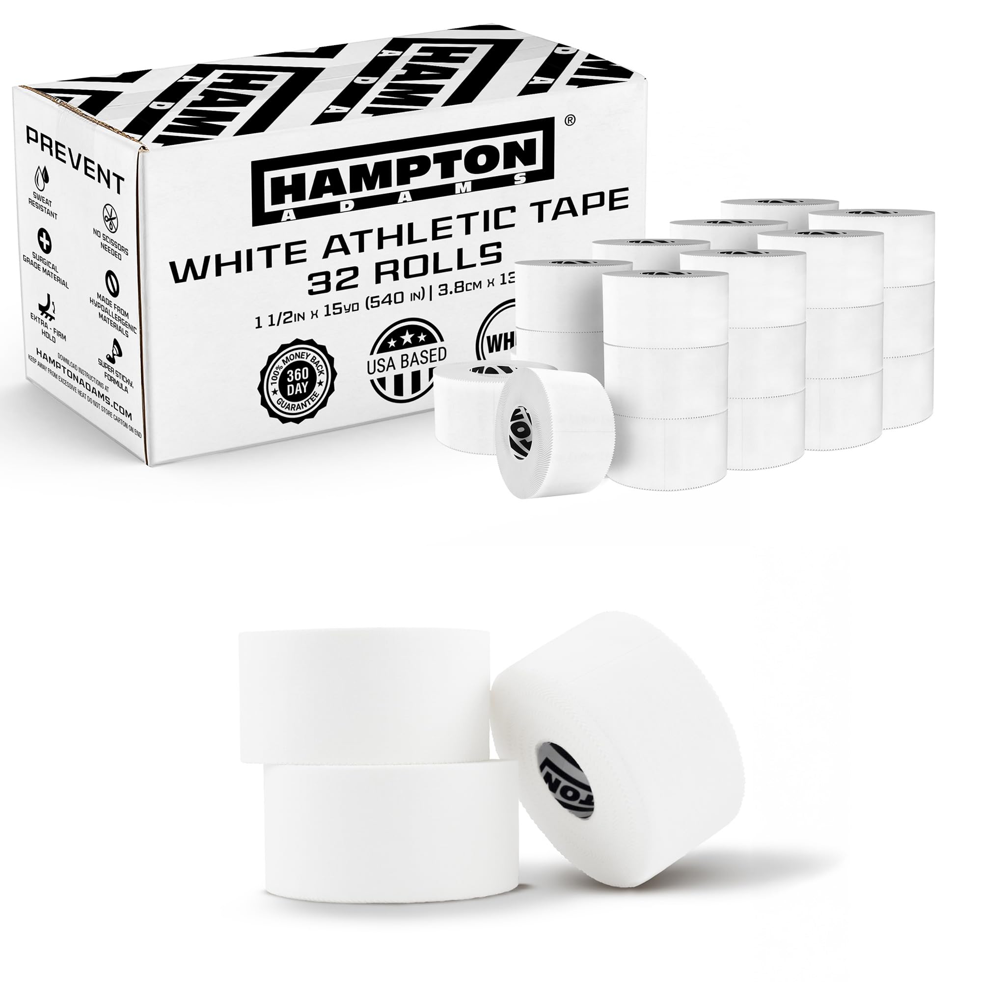 Value Package 3 Pack 32 Bulk Pack As Seen on Shark Tank Original Athletic Sports Tape 45ft Rolls