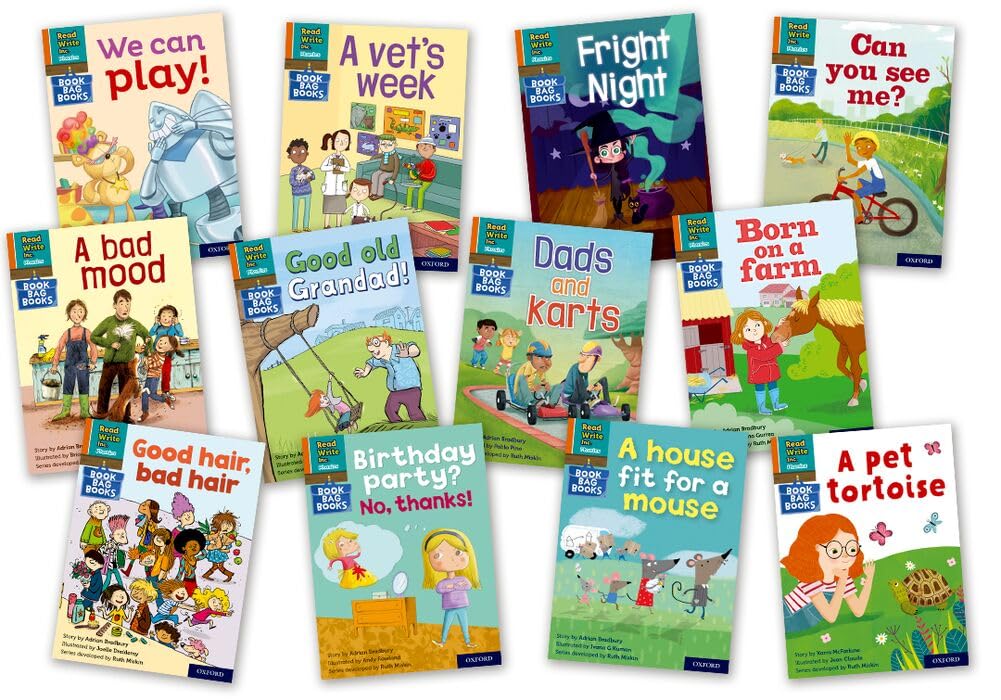 Read Write Inc. Phonics Book Bag Books: Orange Set 4 Book Bag... - 9780198420323