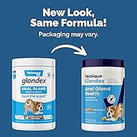 Vista 2 de Vetnique Glandex Golosinas Masticables Suaves para Glándulas Anales con Calabaza para Perros Enzimas Digestivas, Suplemento de Fibra con Probióticos