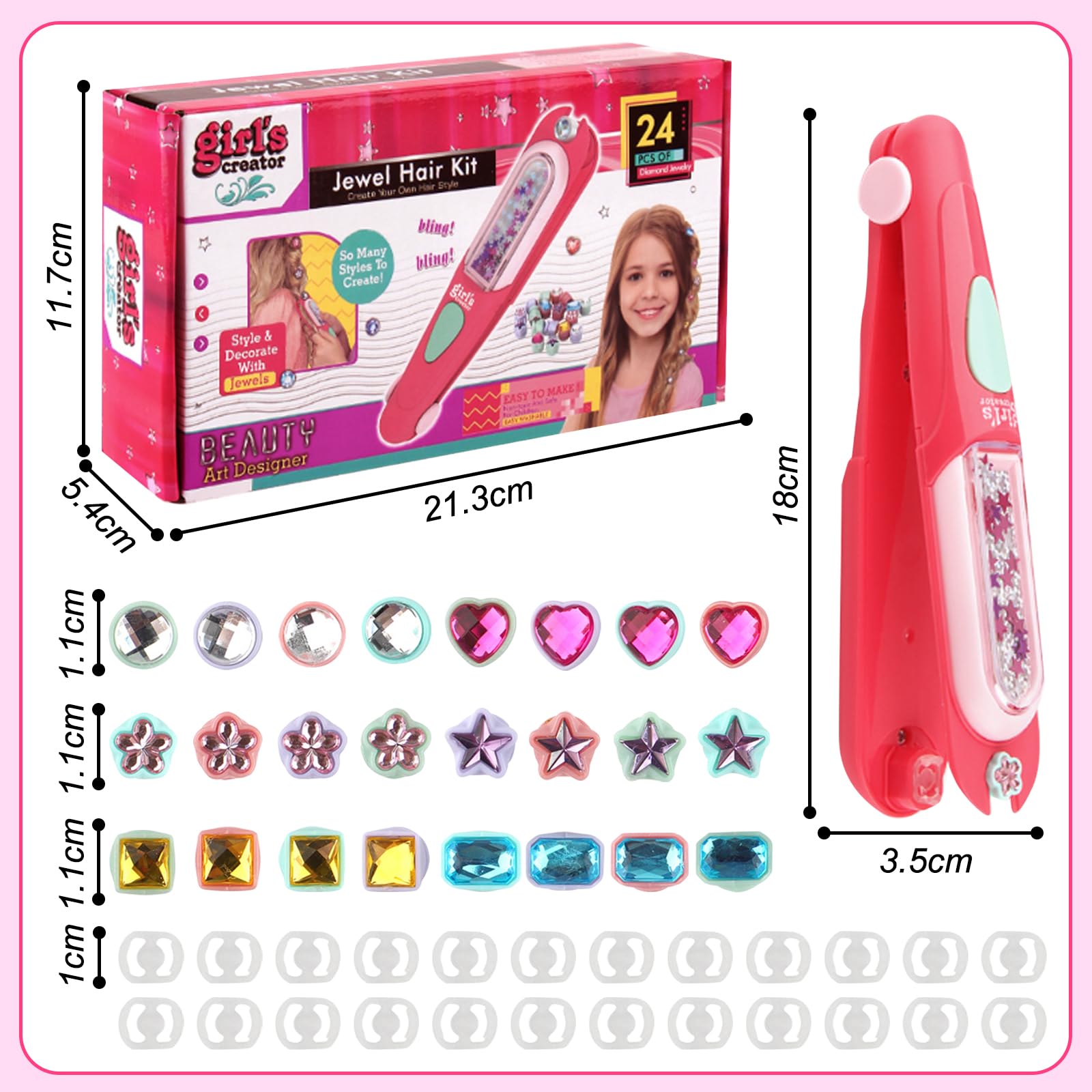 Machine A Strass Pour Cheveux, Diamond Styler ​Kit, Machine à