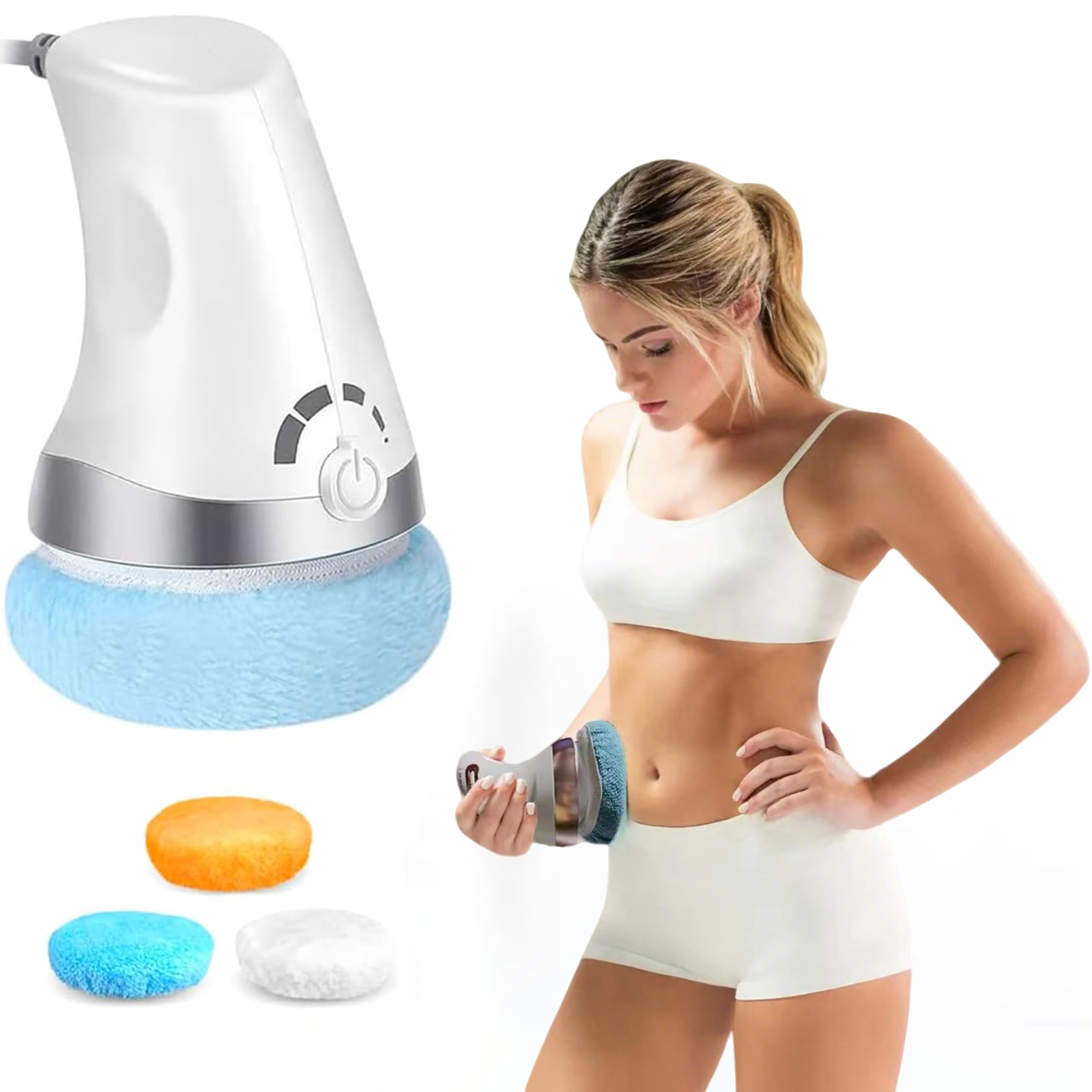 Vibrapro Electrique Masseur Anti Cellulite, Raffermir et Lisser la Peau, Coussinets Lavables pour Soulever sculptant, et brûleur de graisse,L'abdomen, Jambes Soulager La Fatigue Sur Le Corps Entier