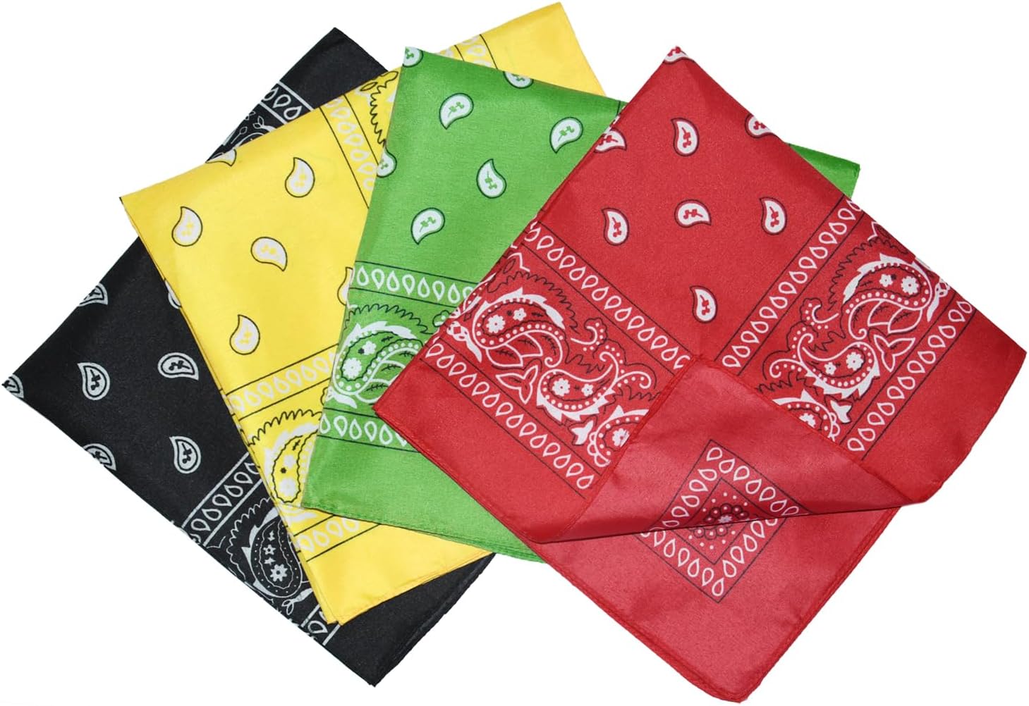 120 Pcs bandanas,Bulk Head Scarf,22 inch Head Wrap,Polyester Headband,Unisex handkerchief,Bandana for Men Women - Image 5