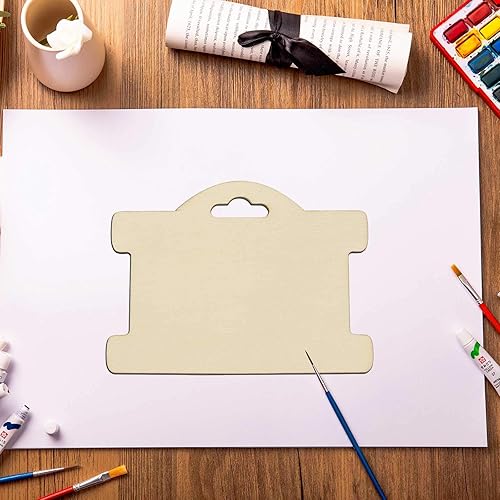 Miniatura 7 de Tarjetas y soportes de exhibición de joyas, pulseras de madera, collares y pendientes (3.94 x 2.87 pulgadas, 20 unidades)