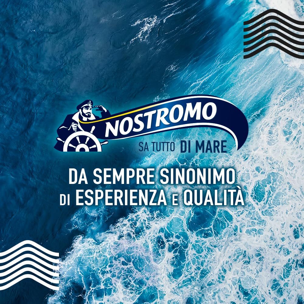 Nostromo Tonno al Naturale 65g – Confezione Scorta 60 Lattine (10 x 6) – Zero Grassi, Sgocciolato e Pronto da Gustare – Tonno in Scatola Formato Convenienza