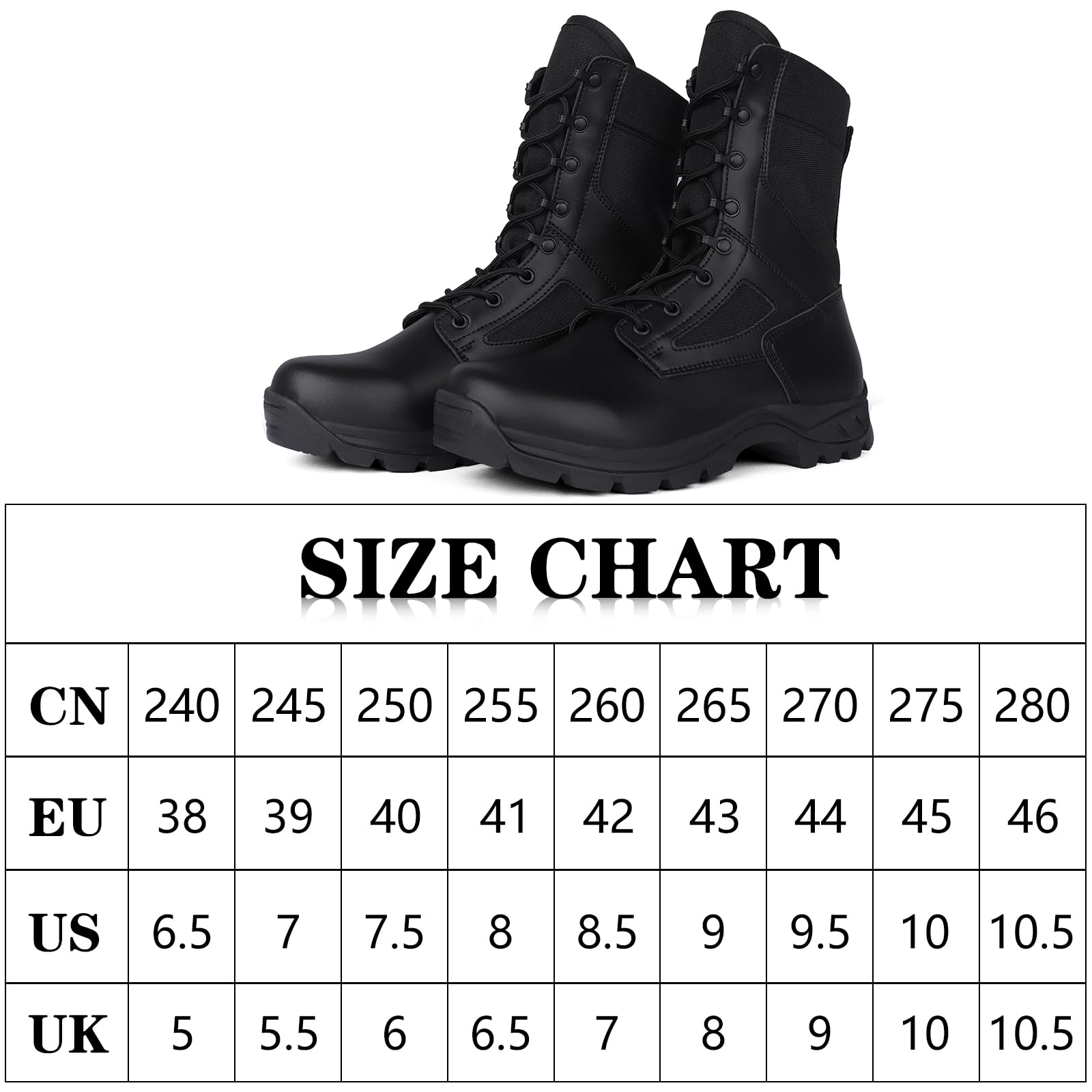 Bottes Militaires pour Hommes Bottes Tactiques Légères Chaussures de Randonnée Antidérapantes Bottes de Sécurité Durables Bottes de Désert Respirantes Bottes de Combat