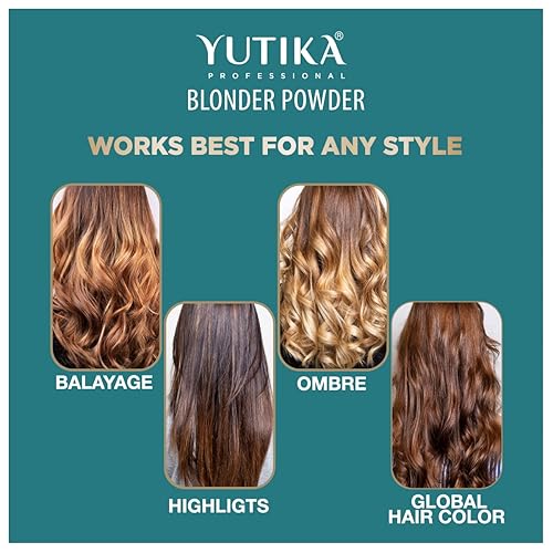 Miniatura 4 de Yutika Professional Blonder Bleach Powder Hair Lightener  Blanqueador para aclarar el cabello con brillo rubio  Levanta hasta 8 niveles - 2.11 onzas