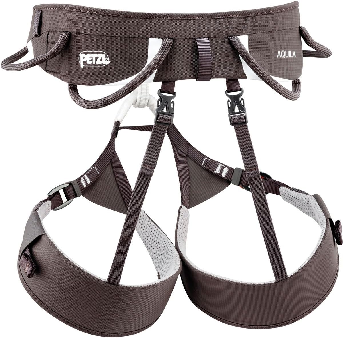 PETZL Aquila Climbing Harness, Gray, X-Small