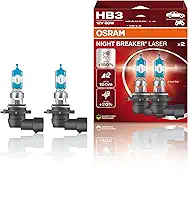 Lâmpada HB3 OSRAM Night Breaker Laser, Luz Branca/Amarela